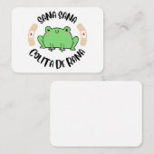 サナサナコリタデラナギフトエンクロージャー ノートカード (正面/裏面)