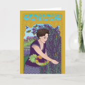 サナズガーデン折り畳みノートカード ノートカード (正面)