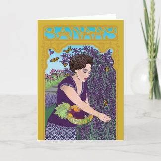 サナズガーデン折り畳みノートカード ノートカード