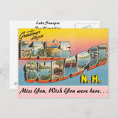 サナピー湖からこんにちは ポストカード (正面/裏面)