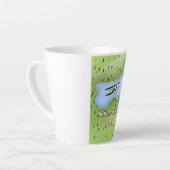 サナブリア湖スペインの旅行地図。 カフェラテマグ (左アングル)