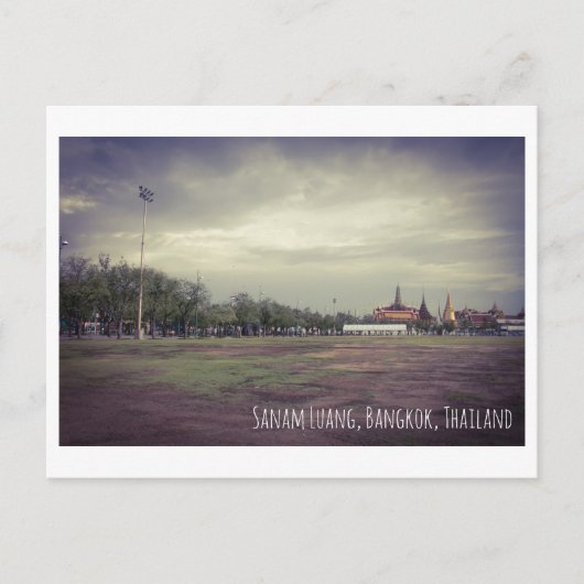 サナムルアンタイランドヴィンテージはがき旅行 ポストカード (正面)