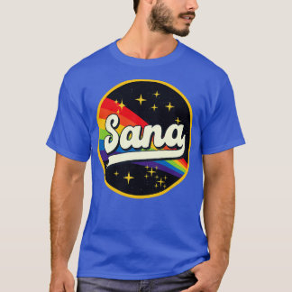 サナレインボーイン宇宙ヴィンテージスタイル Tシャツ