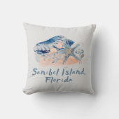 サニベルアイランドシーシェル クッション (正面)