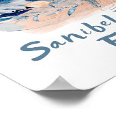 サニベルアイランドシーシェル ポスター (角)