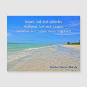 サニベルアイランドビーチハリケーンイアン磁気カード (正面)