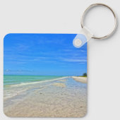 サニベルアイランドビーチフロリダプレハリケーンイアン キーホルダー (裏面)