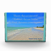 サニベルアイランドビーチフロリダプレハリケーンイアン フォトブロック (正面)