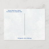 サニベルアイランドビーチフロリダプレハリケーンイアン ポストカード (裏面)