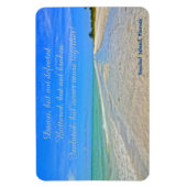 サニベルアイランドビーチフロリダプレハリケーンイアン マグネット (縦)