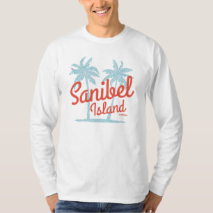 サニベルアイランドフロリダコーラル海土産 Tシャツ