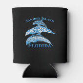 サニベルアイランドフロリダバケーショントリバルドルフィンズ 缶クーラー (裏面)