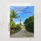 サニベルアイランドフロリダライトハウスビーコンオブホープ ポストカード (正面/裏面)