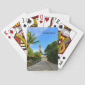 サニベルアイランドライトハウスフロリダガルフコースト トランプ (裏面)