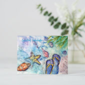 サニベルサンダル ポストカード (スタンド正面)