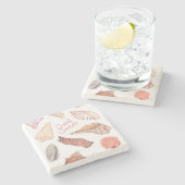 サニベルシーシェルズコースター ストーンコースター (横)