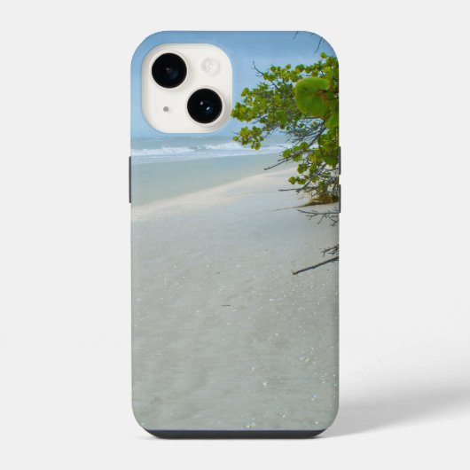 サニベル島の平和と静寂 iPhone カー iPhoneケース (裏面)