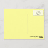 サニベル島フロリダパームの木のはがき ポストカード (裏面)