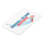 サニベル島ミステリー冷凍機マグネット マグネット (左側)