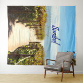 サニベル島 フロリダ州 ビーチ 海 タペストリー (インサイチュ(横))