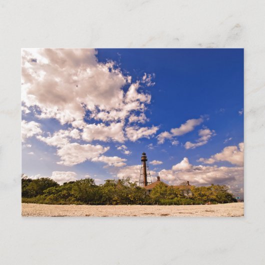 サニベル島，フロリダ – ライトハウス ポストカード (正面)