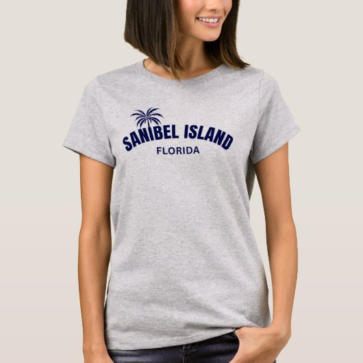 サニベル島 フロリダ Tシャツ レディース (正面)