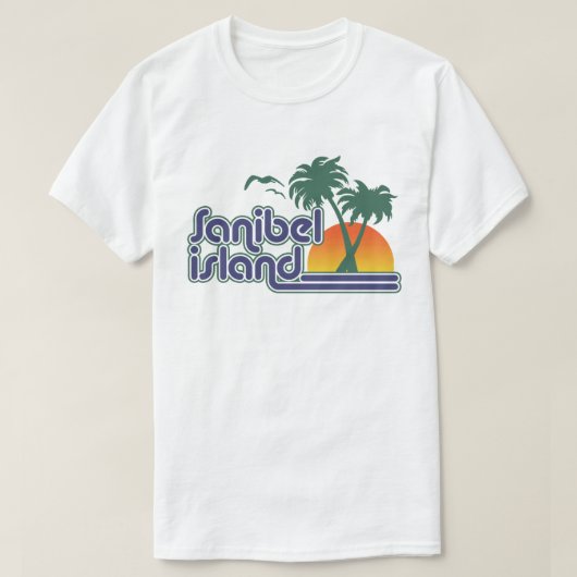 サニベル島 Tシャツ (デザイン正面)
