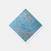 サニベル キャティーバ島 フロリダ州 スタンダードカクテルナプキン (角)