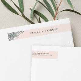 サニベル |トロピカル結婚差出人住所 ラップアラウンドラベル