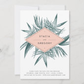 サニベル | Tropical Botanical日付カードを保存 セーブザデート (正面)