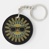 サニーおたくグラス+あなたのバックガー。&アイディア キーホルダー (裏面)