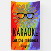 サニーおたくグラス+あなたのバックガー。&アイディア 横断幕 (縦)