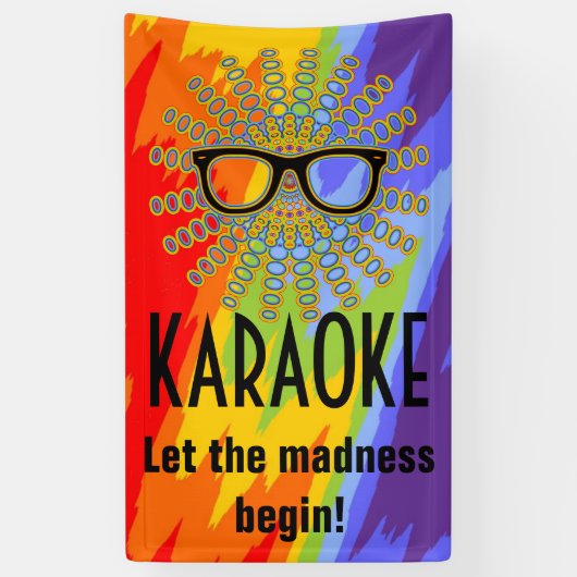 サニーおたくグラス+あなたのバックガー。&アイディア 横断幕 (縦)