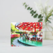 サニーアフタヌーンオンザ回転木馬 ポストカード (スタンド正面)