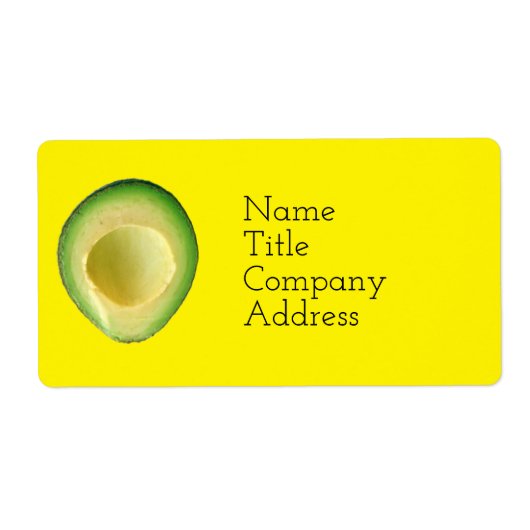 サニーアボカドスピリット4リタ ラベル (正面)