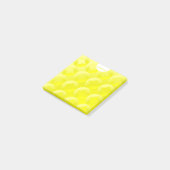 サニーイエローアンビエントデザイン パーソナライズされた ポストイット (アングル)