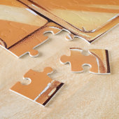 サニーイエローキッチンジグソーパズル ジグソーパズル (側面)