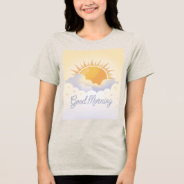 サニーイエローグッドモーニングオートミール トライブレンドＴシャツ