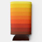 サニーイエローグラデーション名前を高く追加 スリム缶クーラー (裏面)