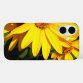 サニーイエローデイジー花びらiPhoneケース Case-Mate iPhoneケース (裏面 (横))