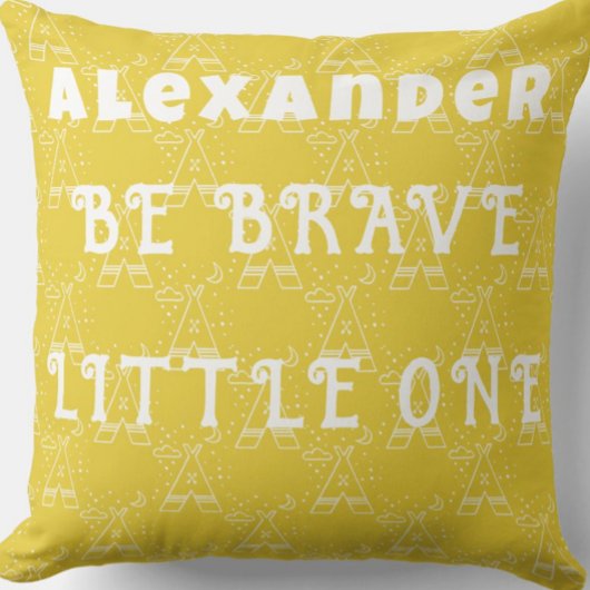 サニーイエロートライバルテペピロー クッション