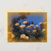 サニーイエローローズハガキ ポストカード (正面/裏面)