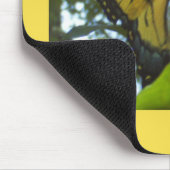 サニーイエロー（昆虫）オオカバマダラ、モナーク マウスパッド (コーナー)