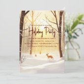 サニーウィンターウッズアンドディアホリデーパーティー 招待状 (スタンド正面)