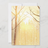 サニーウィンターウッズアンドディアホリデーパーティー 招待状 (裏面)