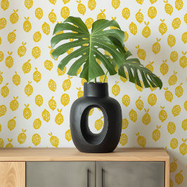 サニーウォールペーパーミニマリストイエローレモン 壁紙