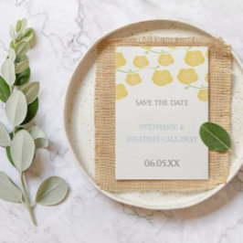 サニーエレガンスイエローローズ結婚ズ 招待状