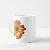 サニーオレンジゲルベラフラワー開花 コーヒーマグカップ (正面左)