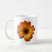 サニーオレンジゲルベラフラワー開花 コーヒーマグカップ (左)