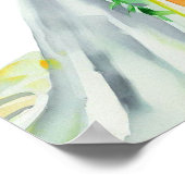 サニーオレンジ、ブライダルカスケーディングブーケ2、 ポスター (角)